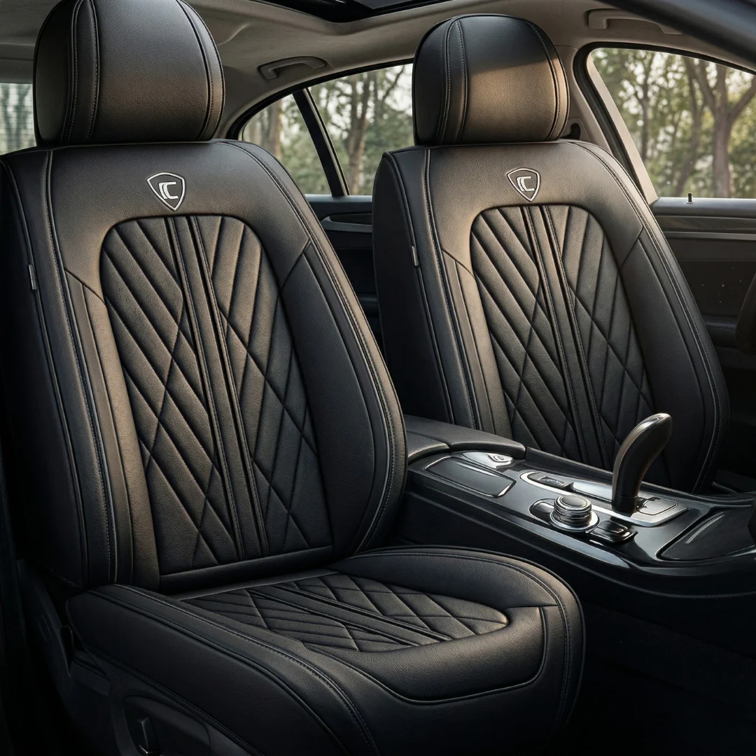 Black Car Seat Covers - Image 2